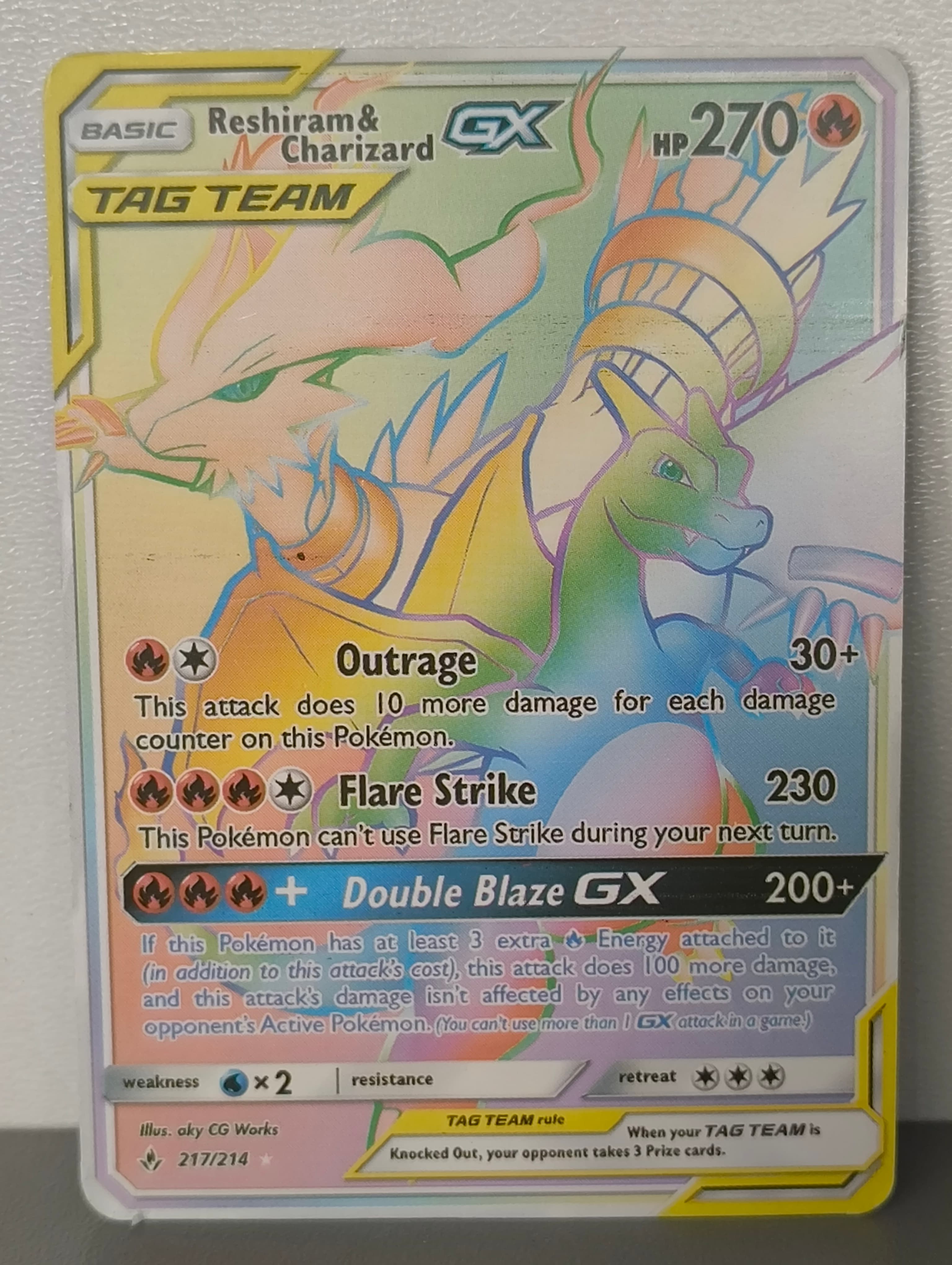 Reshiram & Charizard GX